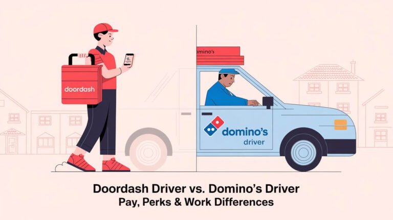 Doordash Driver Vs Domino Driver